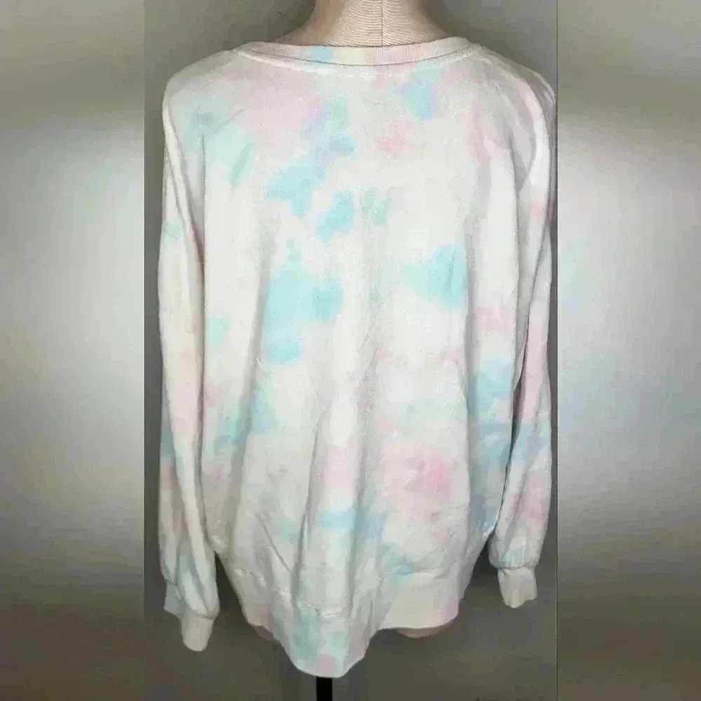 Disney Tomorrowland Mickey Tie Dye Epcot Pullover Sweatshirt Sz 2xl Walt Disney - Picture 8 of 10